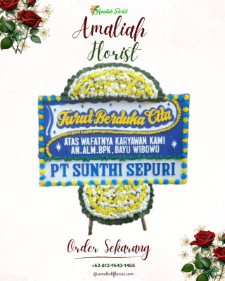 Papan Bunga Duka di Pontang