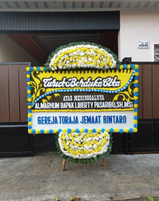 Papan Bunga Duka di Pontang